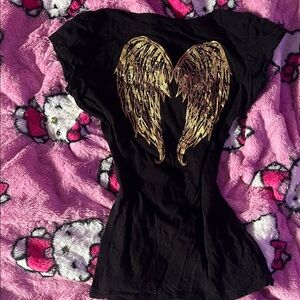 Vintage guess rhinestone shirt!